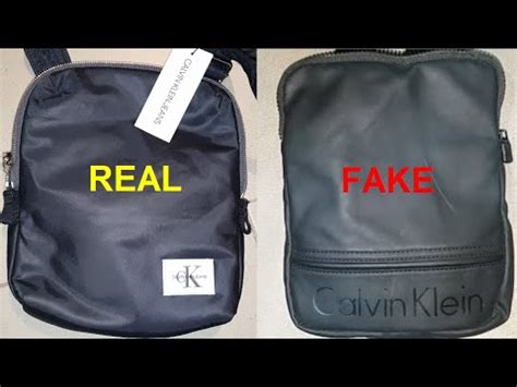 fake calvin klein vs real purse